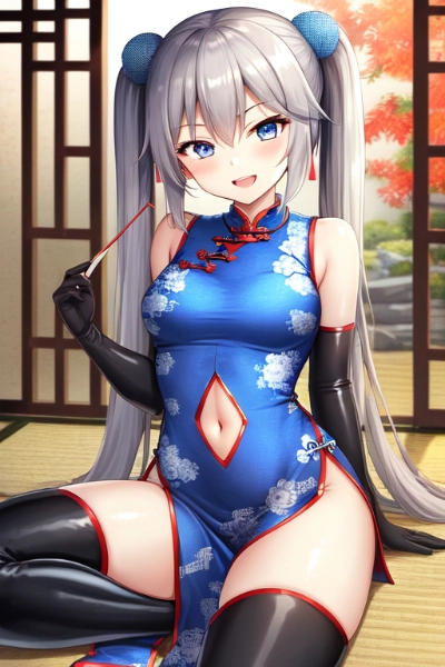 chinese dress girl