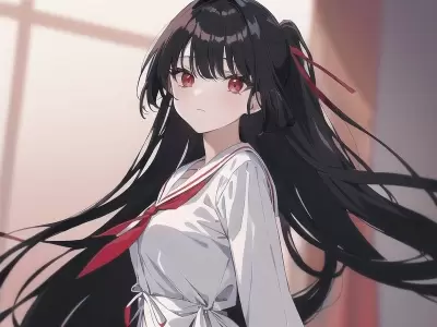 #14 黒髪少女