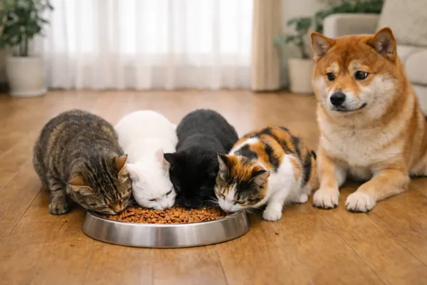 ボクのご飯が...