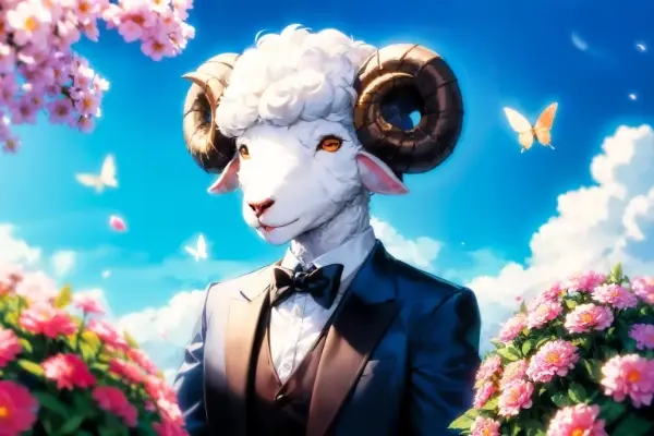 お屋敷の花壇で食事、、、もといお手入れ中🐑