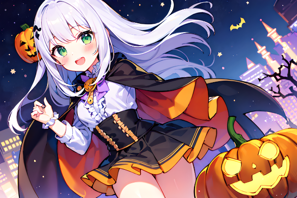 鈴白瑞葵のきらきらハロウィンコーデ！（プロデュース：鈴白向日葵）