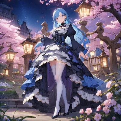 桜の庭