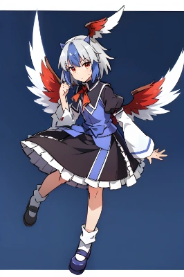 東方キャラと三つ折りソックス