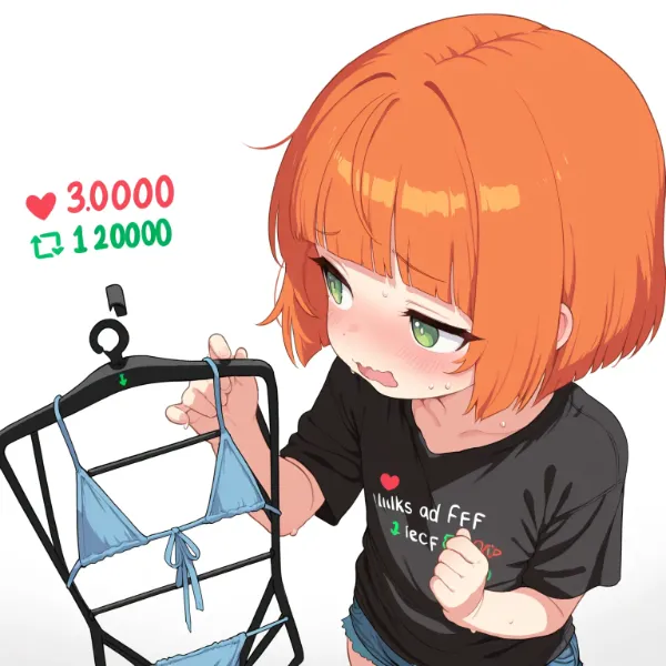 とんでもない数字に慌てるぷらんとゔぁいんずちゃん