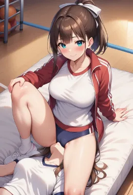 女の子同士の顔面騎乗その13