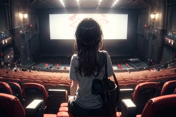映画館の少女