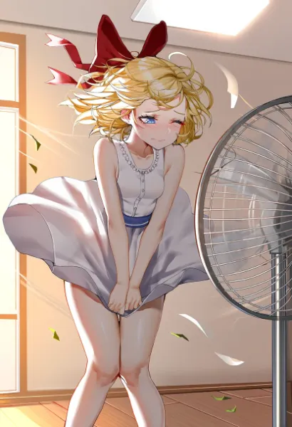 風強くしすぎた・・・