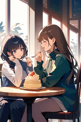 ある日の喫茶店（ＪＳちゃん）