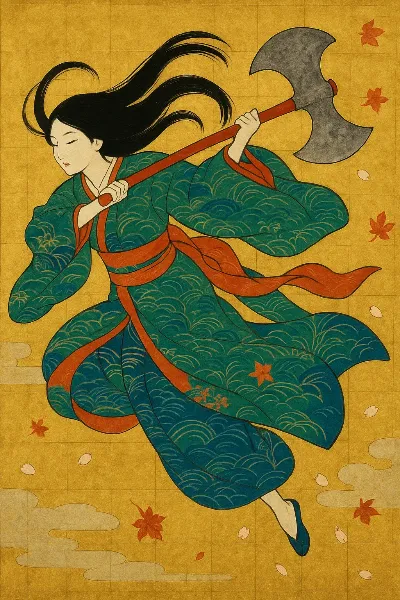 紅葉舞う斧の戦姫