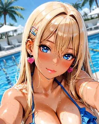 プールサイドの誘惑