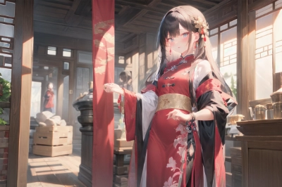 中華風の女の子