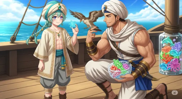 海の生き物キャンディ