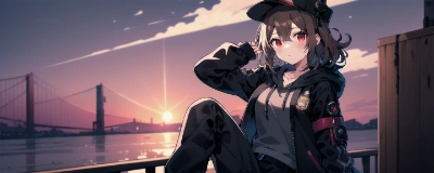 夕日彼女