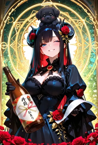 景気付けに一杯やるのじゃ！