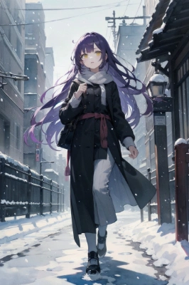 雪化粧の街外れ☃❄