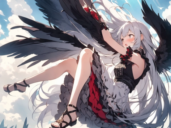 堕ちて……いく……