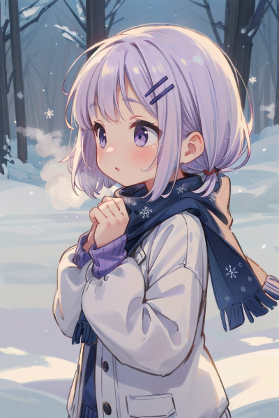 まだ寒いね❄