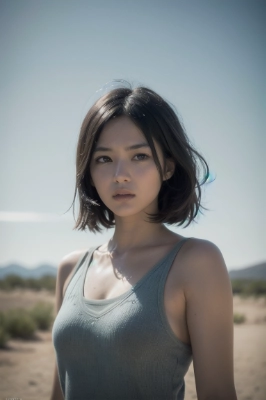 荒野の女性