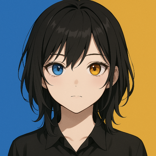 オッドアイの女性