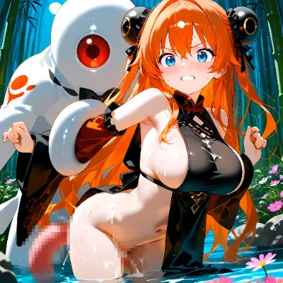 女の子達がクリオネ系のモンスターに・・・