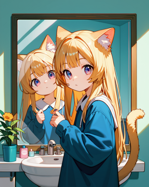 鏡に「中の世界」なんてありませんよ…ファンタジーやメルヘンじゃあないんですから