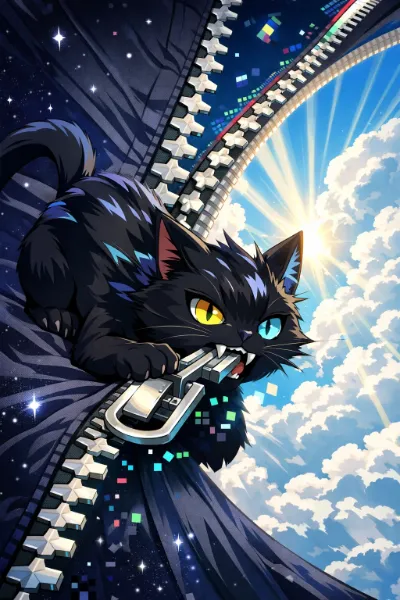 黒猫が開く宇宙の扉