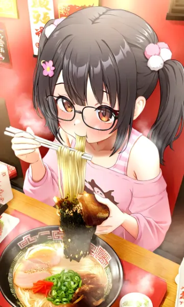 ラーメン屋さんでごはん