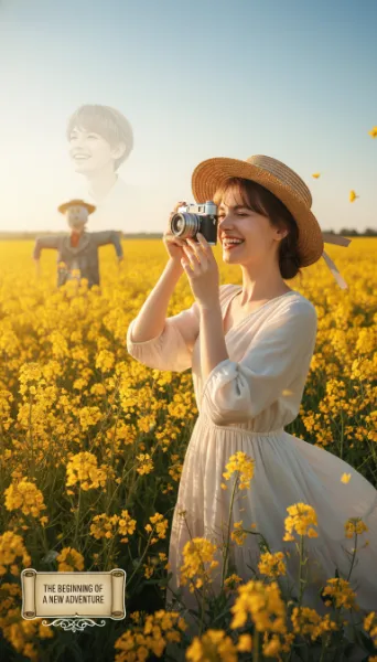 黄金の花畑で始まる幻の再会