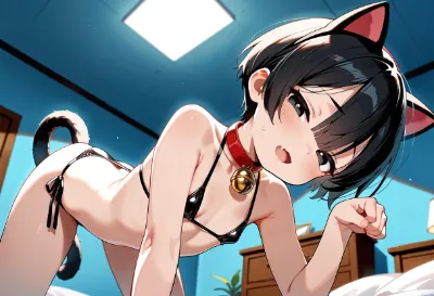 猫耳少女の秘密のじゃれつきタイム