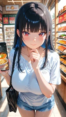 スマホでランチを迷う夏の午後