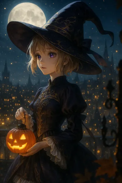 月夜の魔女とランタンの秘密