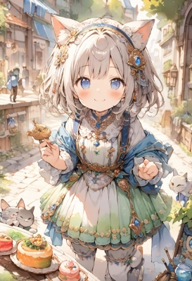猫耳娘。