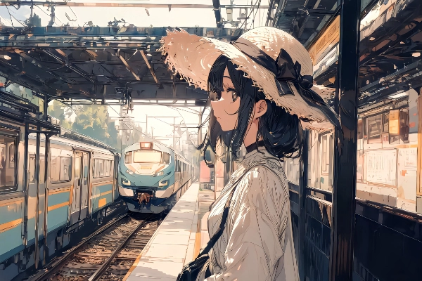 少女の一人旅