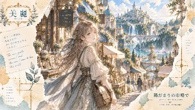 陽だまりの市場で紡がれる優しい物語