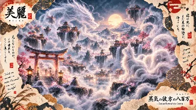 霧の彼方で白狐が待つ、雲龍の神域