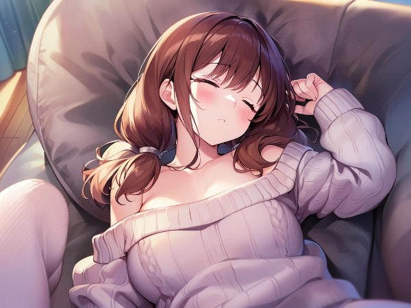 寝相のわるい幼馴染ちゃん