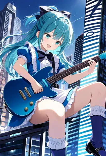 常磐アクア（お題：ギター#2）