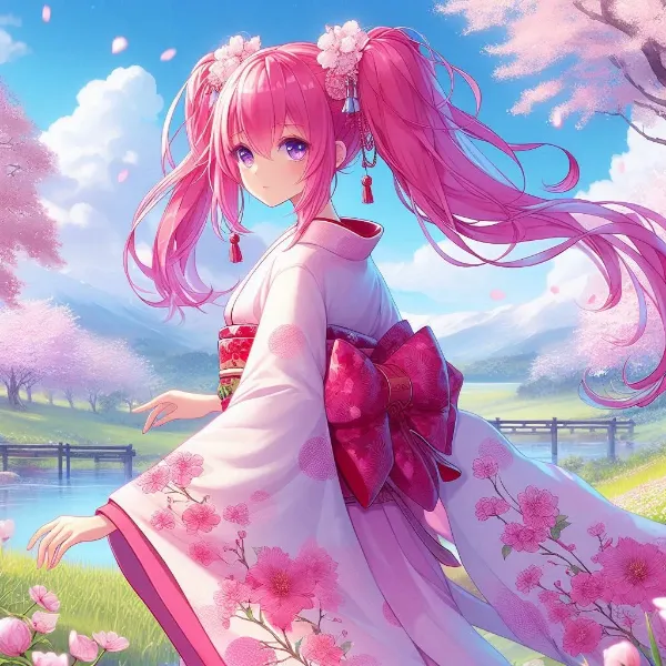 大正時代風の私♫　茜