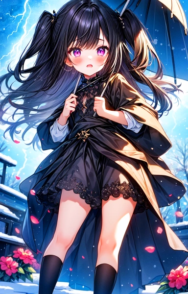 雷雨に怯えるうちの子…（24枚）