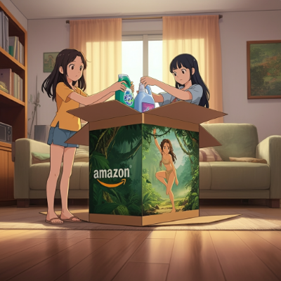 お届け物です