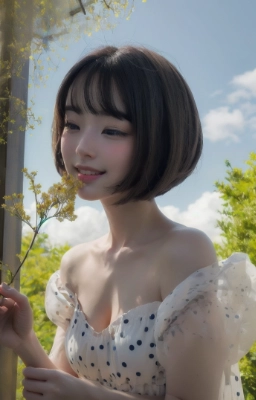 ボブカットの女の子