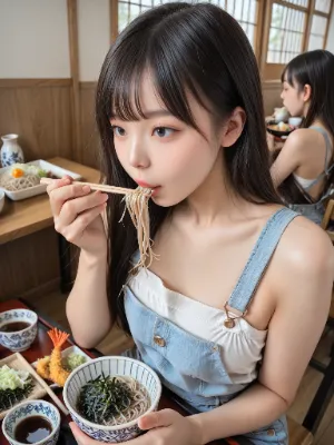 めんつゆ付いたら痒そう、信州で見た服装を再現してみた