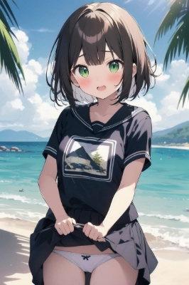 海じゃなくて私のパンツが見たい！？これだから変態くんは〜