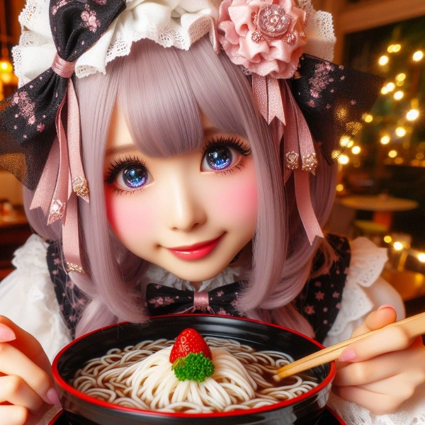 いちご年越しそば🍓