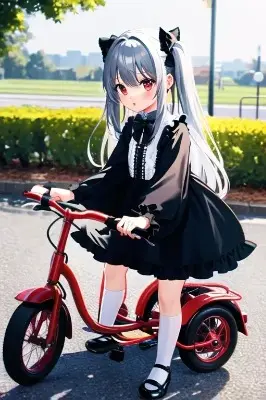 タイヤが多い自転車だもん！