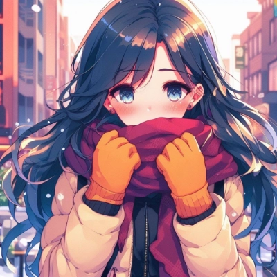 マフラーと手袋と少女
