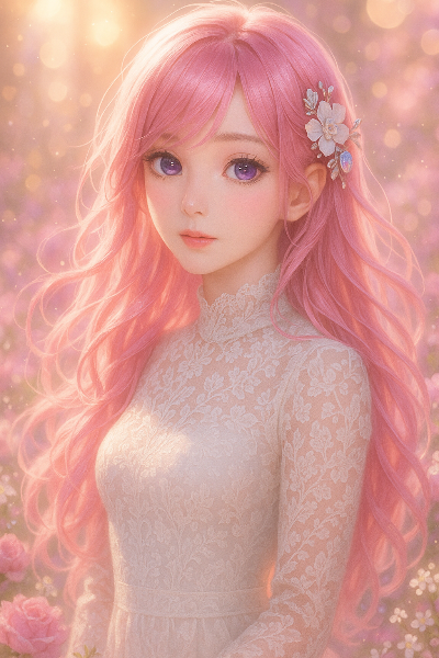 ピンクの花園に秘められた約束