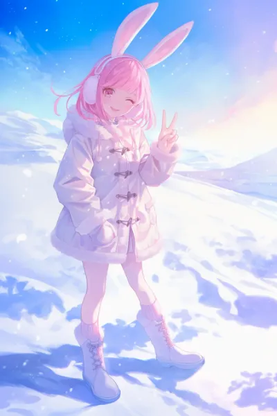 pastel snow