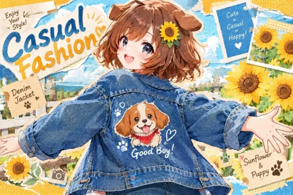 カジュアルデニムスタイル