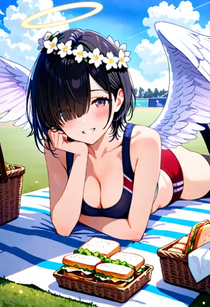 寝そべりピクニック